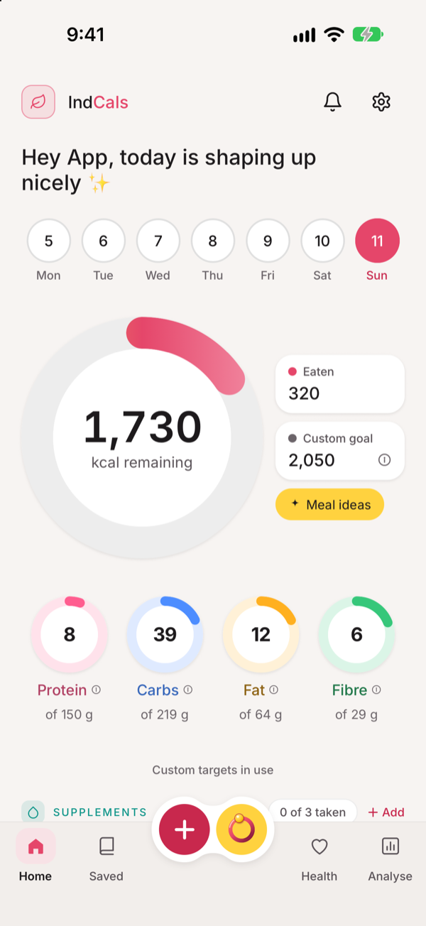 Home screen placeholder